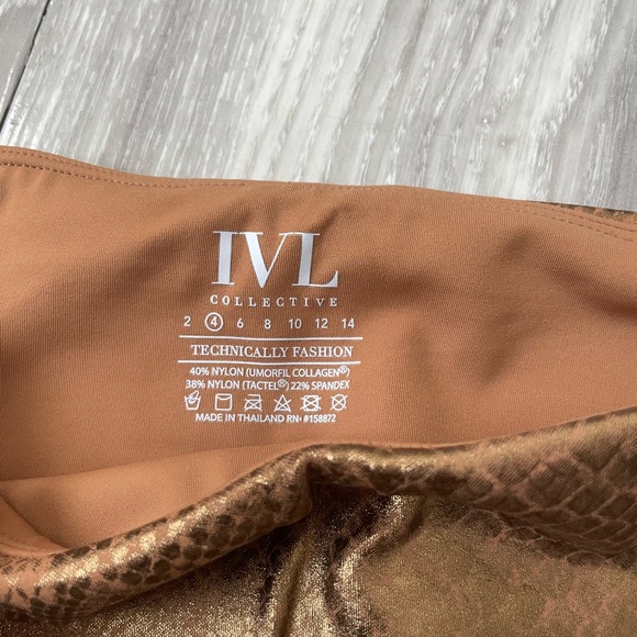 IVL Active Legging - Chipmunk Bronze Snake size 4 - Picture 5 of 5